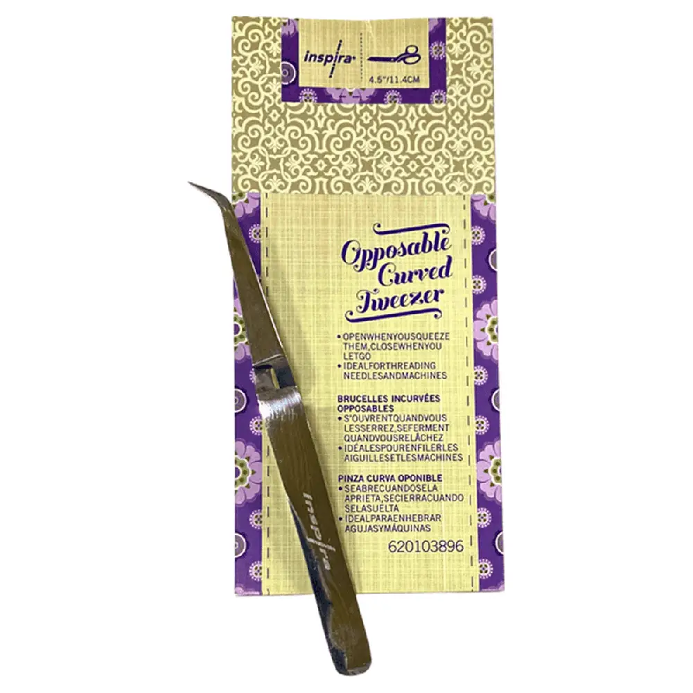 INSPIRA Opposable Curved Tweezer Only $3.99 INSPIRA Opposable Curved Tweezer Only $3.99