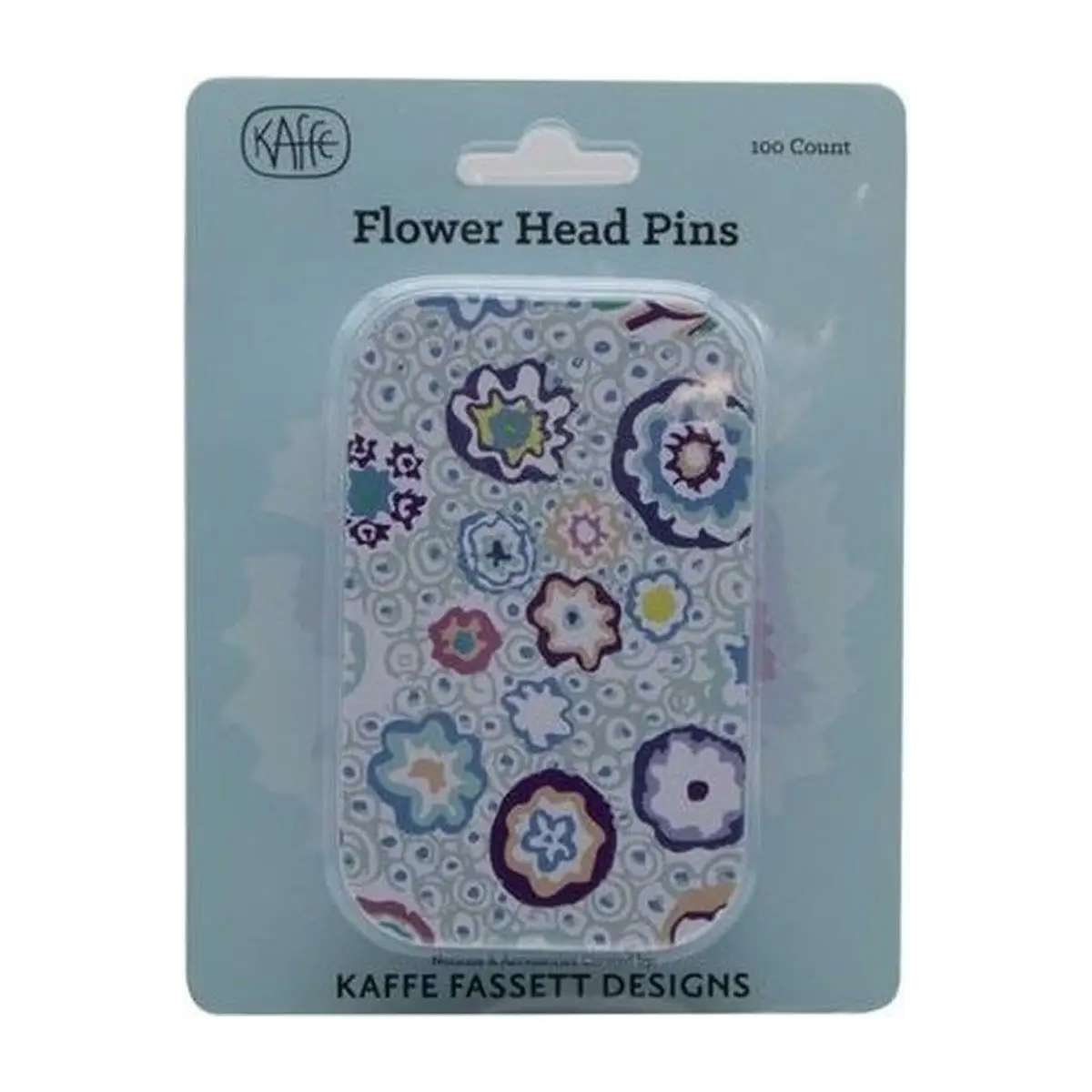 Kaffe Fassett Flower head pins 100ct Kaffe Fassett Flower head pins 100ct