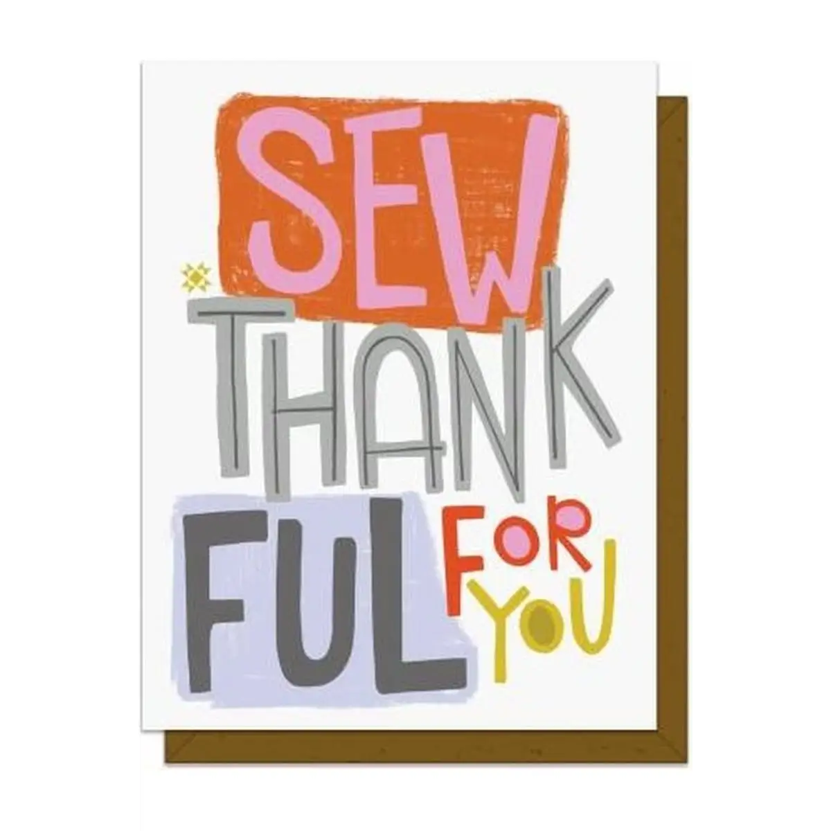 Sew Thankful Greeting Card Sew Thankful Greeting Card