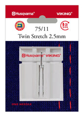 HUSQVARNA® VIKING® Twin Stretch 2.5mm Needle Size 75/11 HUSQVARNA® VIKING® Twin Stretch 2.5mm Needle Size 75/11