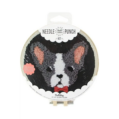 NEEDLE LICIOUS Needle Punch Kit 15.2 x 15.2 cm 6" x 6" - Bulldog NEEDLE LICIOUS Needle Punch Kit 15.2 x 15.2 cm 6" x 6" - Bulldog