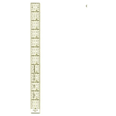 Omnigrid Ruler 1 in x 12 in Omnigrid Ruler 1 in x 12 in