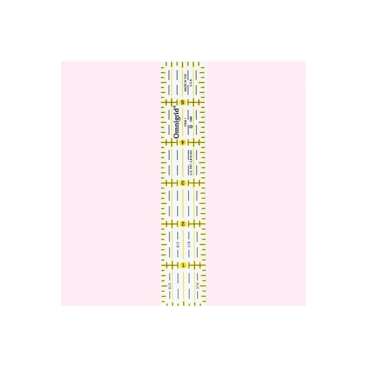 1 Inch x 6 Inch Omnigrid Ruler 1 Inch x 6 Inch Omnigrid Ruler