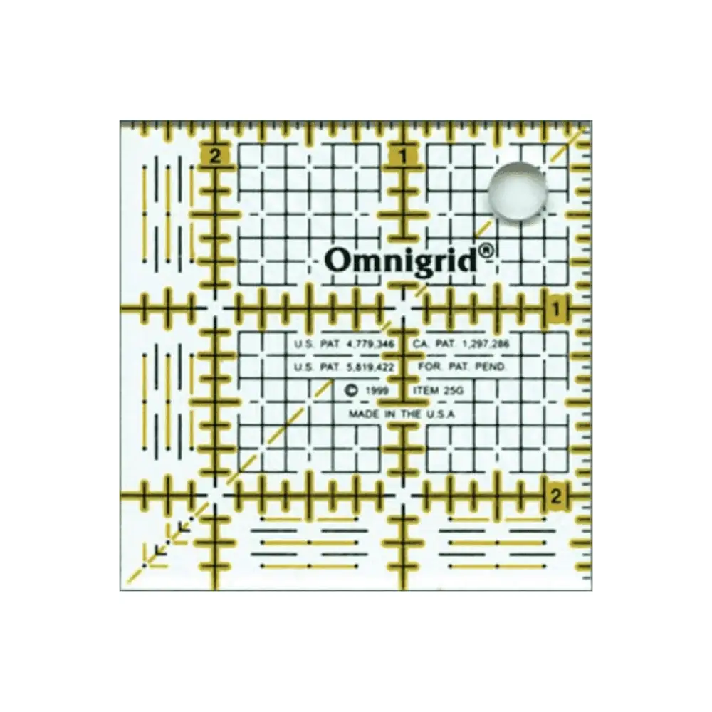 Omnigrid Square Ruler 2.5 in Omnigrid Square Ruler 2.5 in