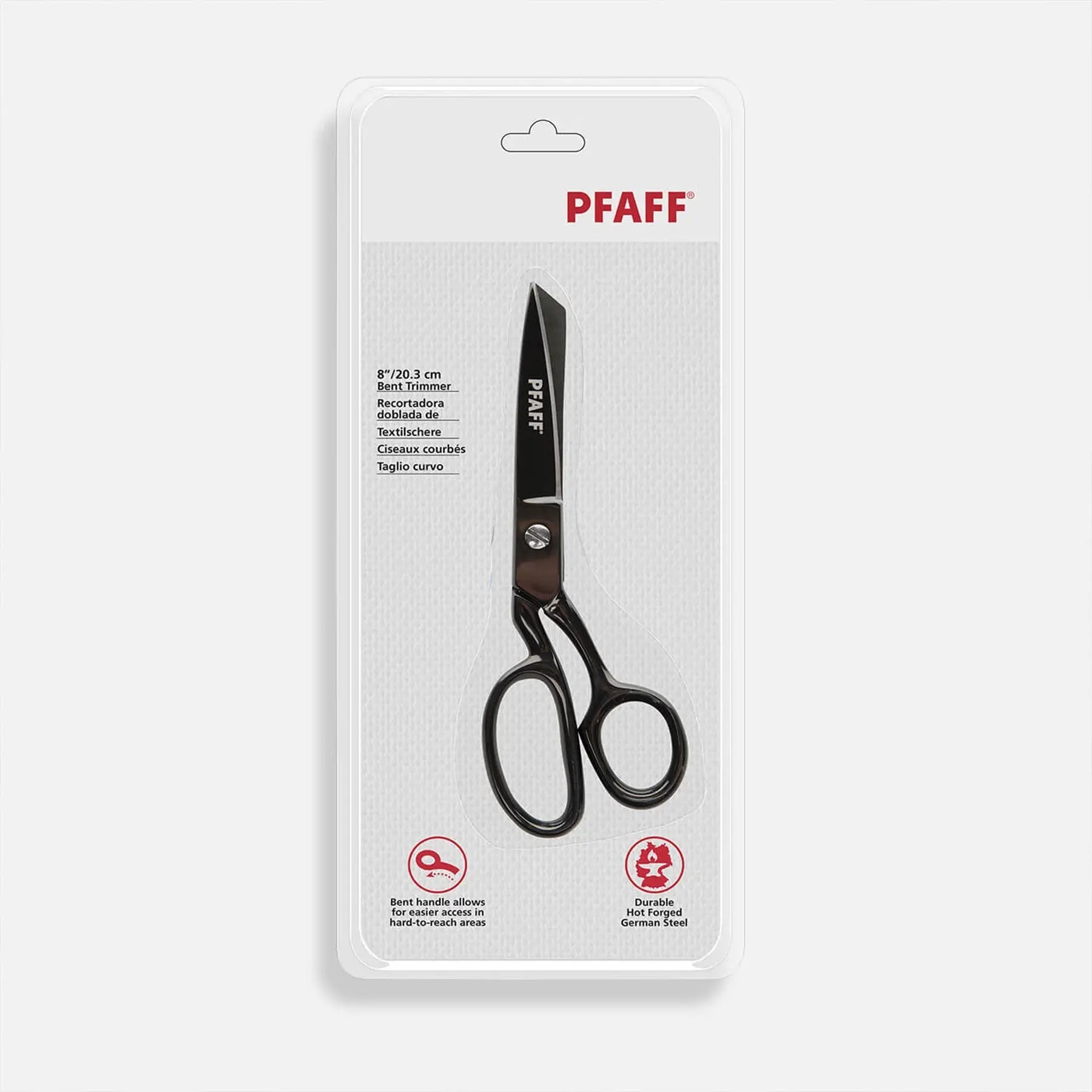 PFAFF® 8 in/20.3 cm Bent Trimmer Scissor - Scissors PFAFF® 8 in/20.3 cm Bent Trimmer Scissor - Scissors