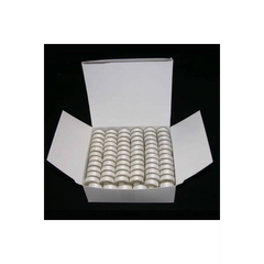 Polyester L Style Prewound Bobbin 144ct White Polyester L Style Prewound Bobbin 144ct White