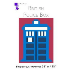 British Police Box Quilt Pattern British Police Box Quilt Pattern