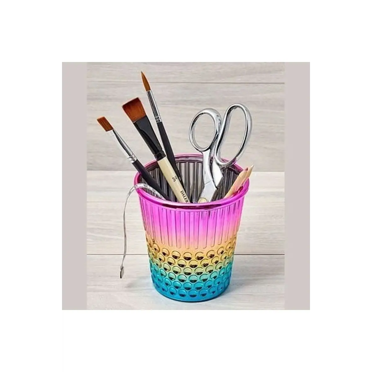 Rainbow Thimble Craft Container Rainbow Thimble Craft Container