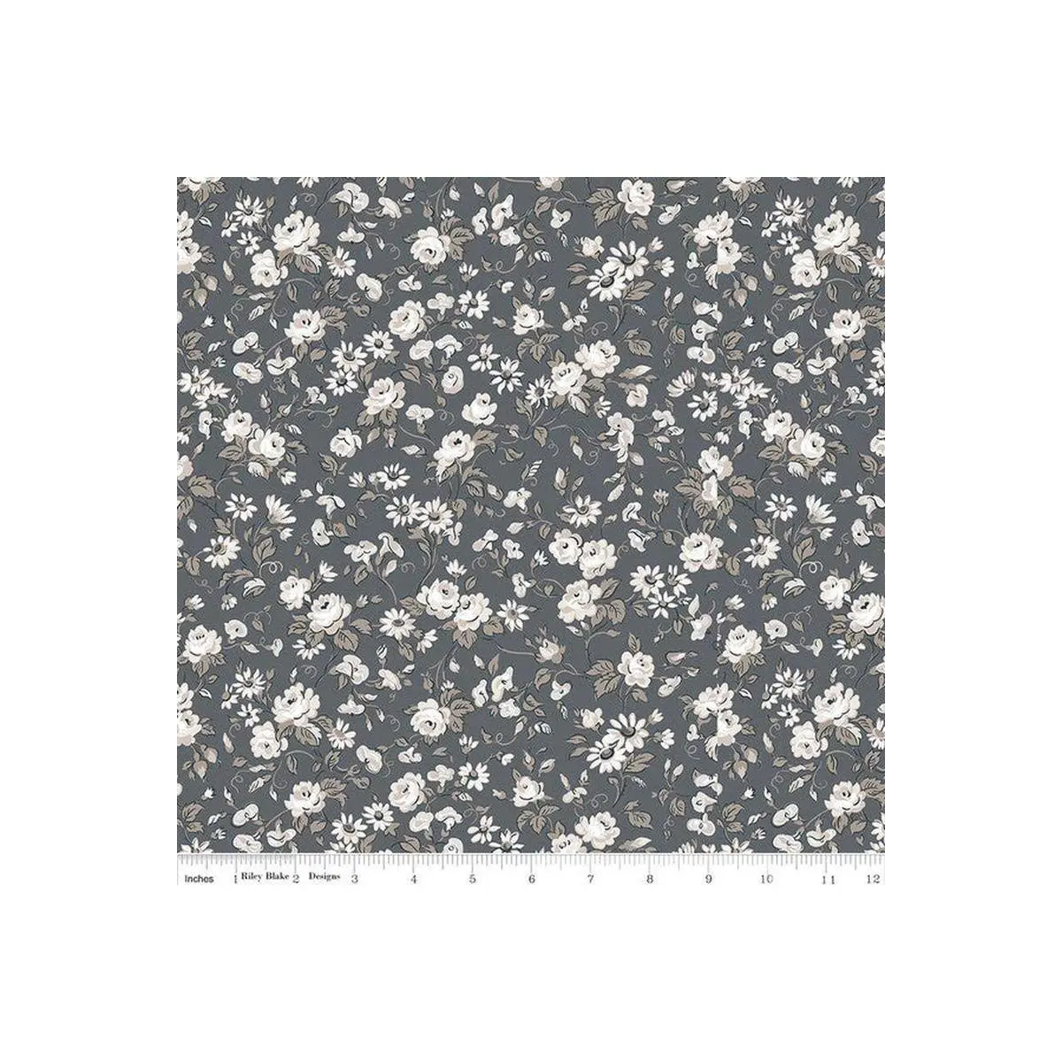 Serenity Viney Roses Gray Serenity Viney Roses Gray