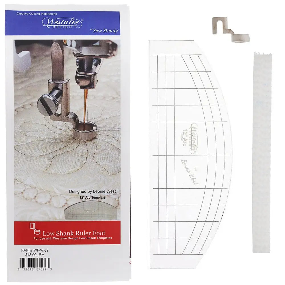 Ruler Foot w/ 3mm Arc Template Low Shank - Presser Feet Ruler Foot w/ 3mm Arc Template Low Shank - Presser Feet