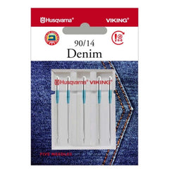 HUSQVARNA® VIKING® Denim Needles Size 90/14 5-Pack HUSQVARNA® VIKING® Denim Needles Size 90/14 5-Pack
