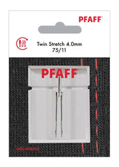 PFAFF® Twin Stretch Needle 4mm Size 75/11 1-Pack PFAFF® Twin Stretch Needle 4mm Size 75/11 1-Pack