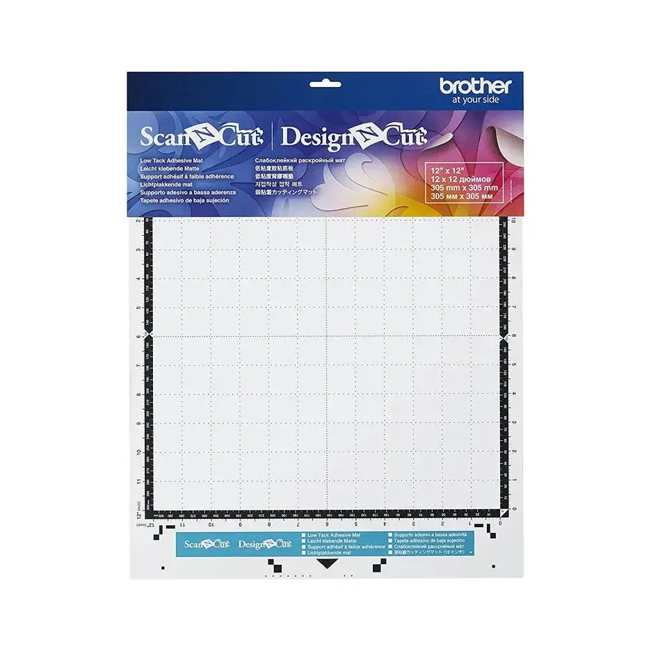 Scan'N'Cut Low Tack Adhesive Mat, 12"x12", Brother Scan'N'Cut Low Tack Adhesive Mat, 12"x12", Brother