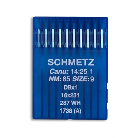Schmetz, DBx1, 16x231, 287 WH, 1738 A Industrial Needles 10/PKG Schmetz, DBx1, 16x231, 287 WH, 1738 A Industrial Needles 10/PKG