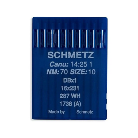 Schmetz, DBx1, 16x231, 287 WH, 1738 A Industrial Needles 10/PKG Schmetz, DBx1, 16x231, 287 WH, 1738 A Industrial Needles 10/PKG