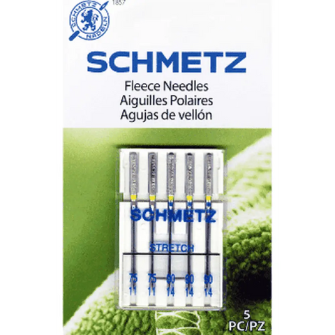 SCHMETZ #1857 Fleece Needles Pack Carded - Assorted - 5 count SCHMETZ #1857 Fleece Needles Pack Carded - Assorted - 5 count