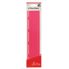 SEW EASY 3 Plus Ruler - 12" x 2.5" 30.5 x 6.3cm SEW EASY 3 Plus Ruler - 12" x 2.5" 30.5 x 6.3cm