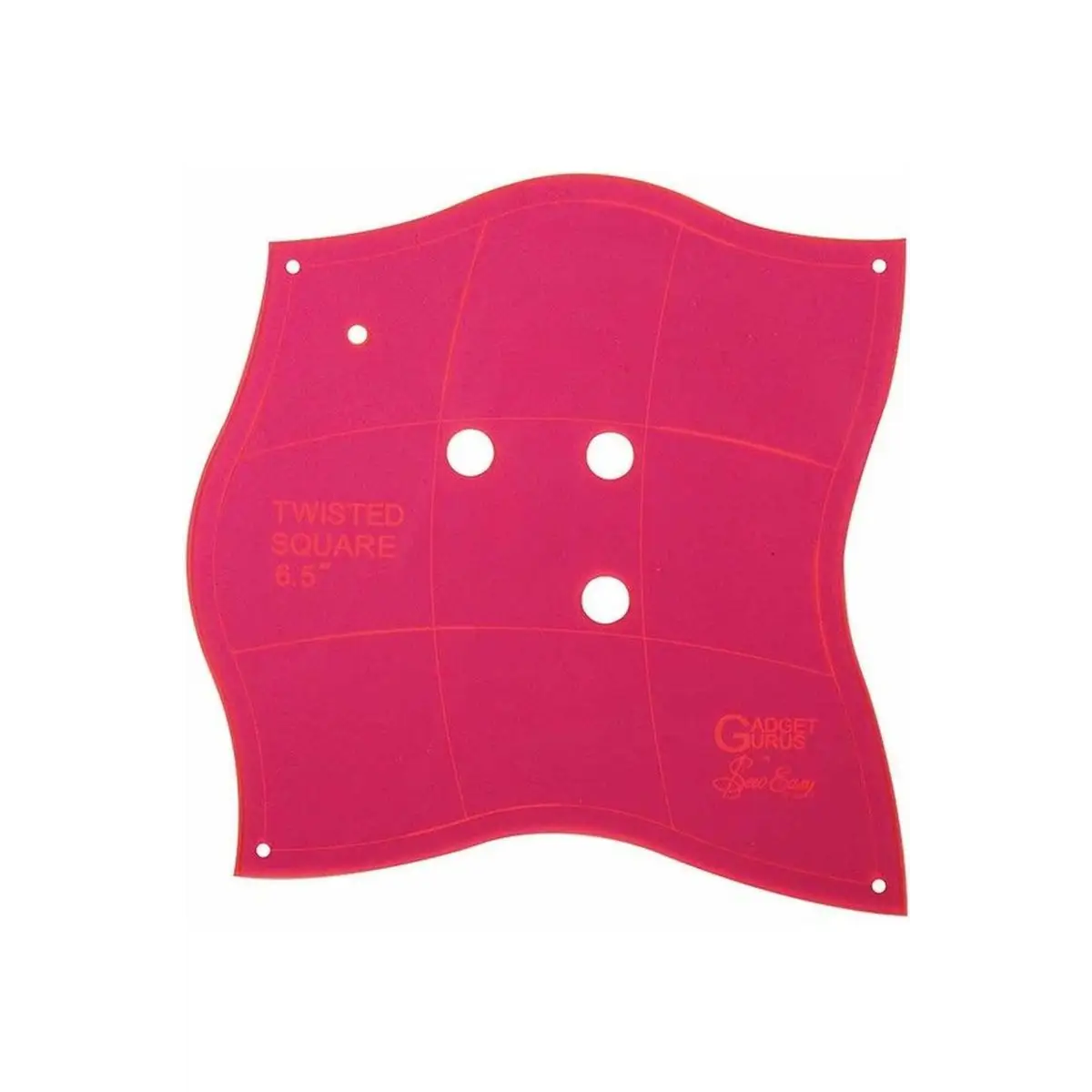 SEW EASY Twisted Square Template - 16.5cm 6 1/2" SEW EASY Twisted Square Template - 16.5cm 6 1/2"