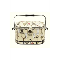 Sewing Basket with Wire Handle Dressform 12 x 8 x 7.5" #D612250 Sewing Basket with Wire Handle Dressform 12 x 8 x 7.5" #D612250