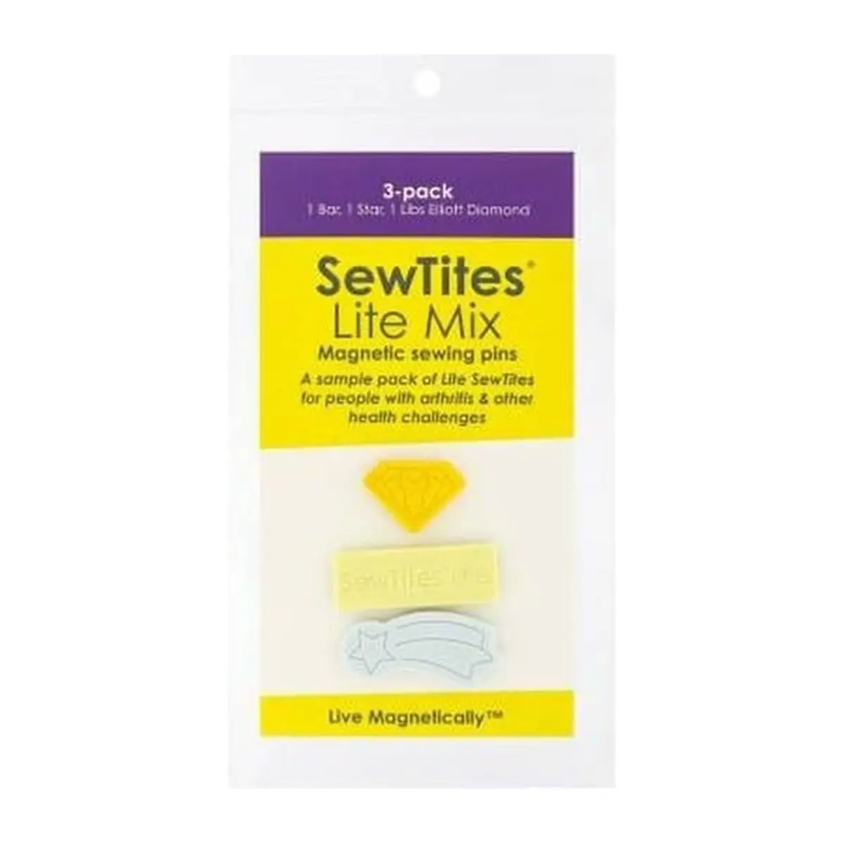 SewTites Lite Mix 3pk Magnetic Pins SewTites Lite Mix 3pk Magnetic Pins