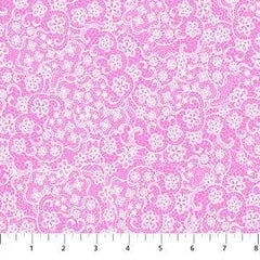 Patrick Lose Fabrics-Pink Lace, 10135-21 Patrick Lose Fabrics-Pink Lace, 10135-21