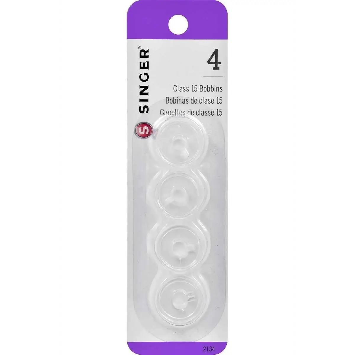 SINGER® Class 15 Bobbins - Transparent - All About Sewing SINGER® Class 15 Bobbins - Transparent - All About Sewing