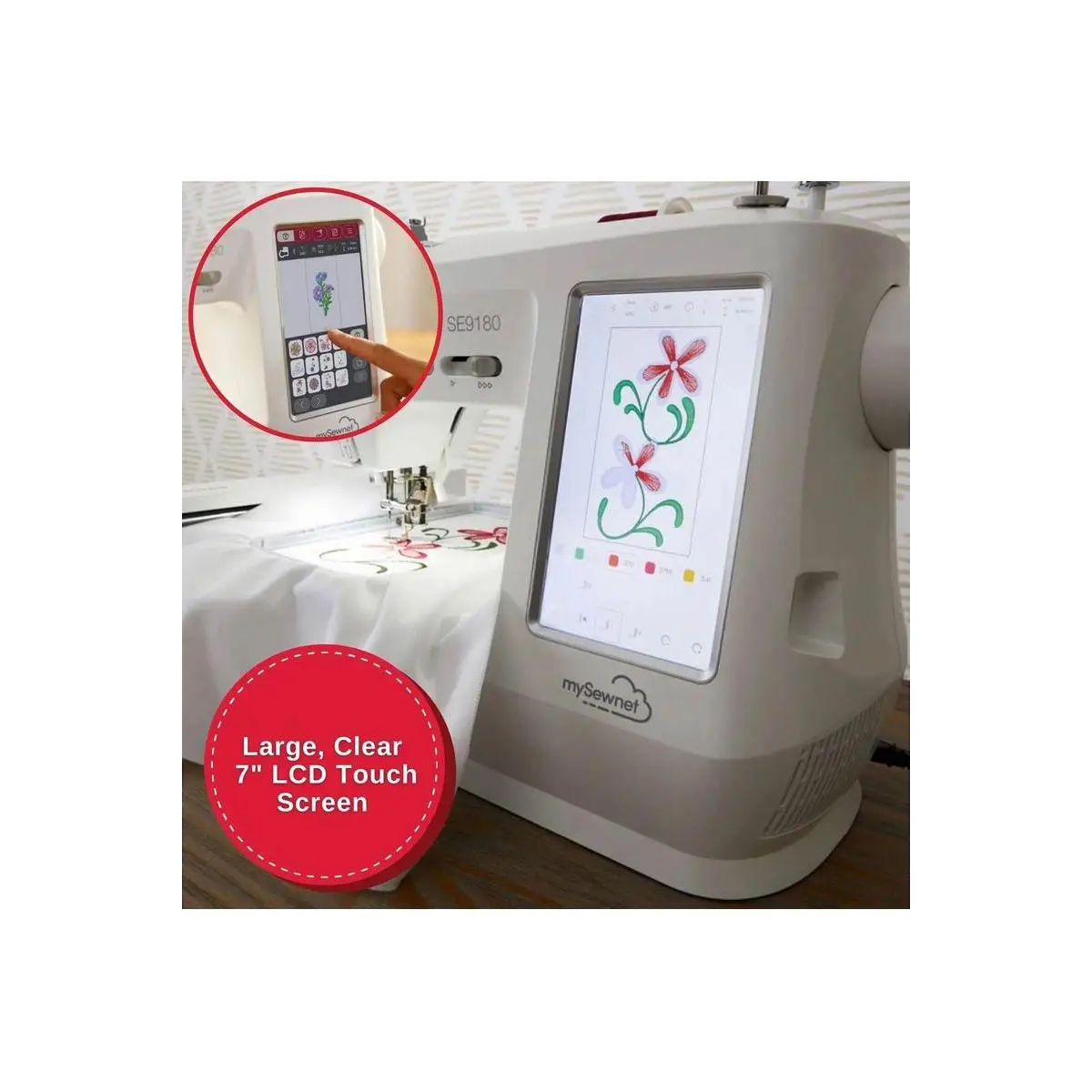 SINGER® SE9180 Sewing & Embroidery Machine SINGER® SE9180 Sewing & Embroidery Machine