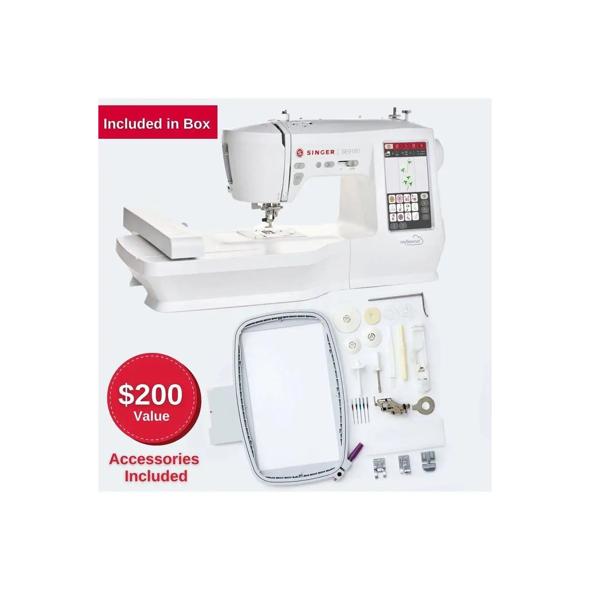 SINGER® SE9180 Sewing & Embroidery Machine SINGER® SE9180 Sewing & Embroidery Machine