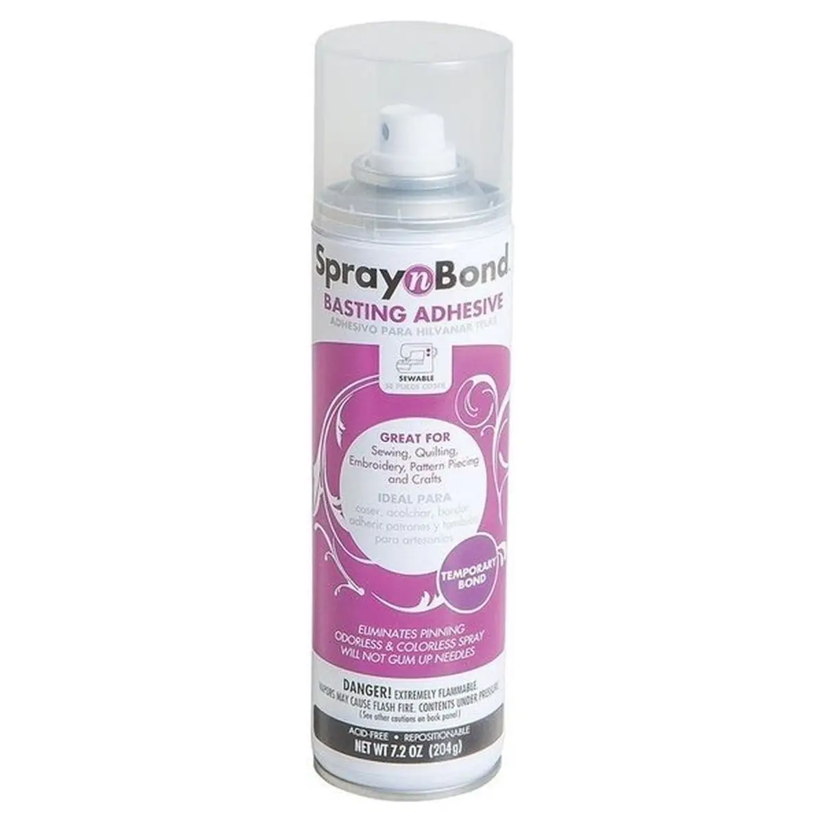 SpraynBond by HeatnBond temporary quilt basting spray - 207 g 7.2 oz SpraynBond by HeatnBond temporary quilt basting spray - 207 g 7.2 oz