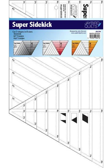 Jaybird Quilts, Super Sidekick Ruler Jaybird Quilts, Super Sidekick Ruler