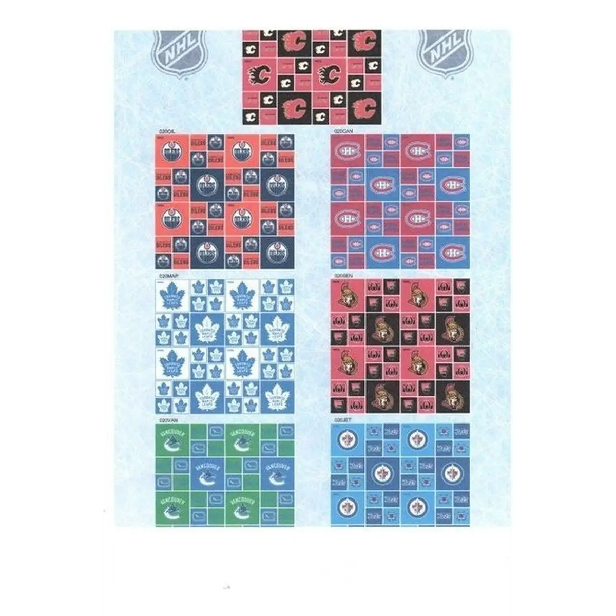 NHL Canadian Teams COTTON NHL Canadian Teams COTTON