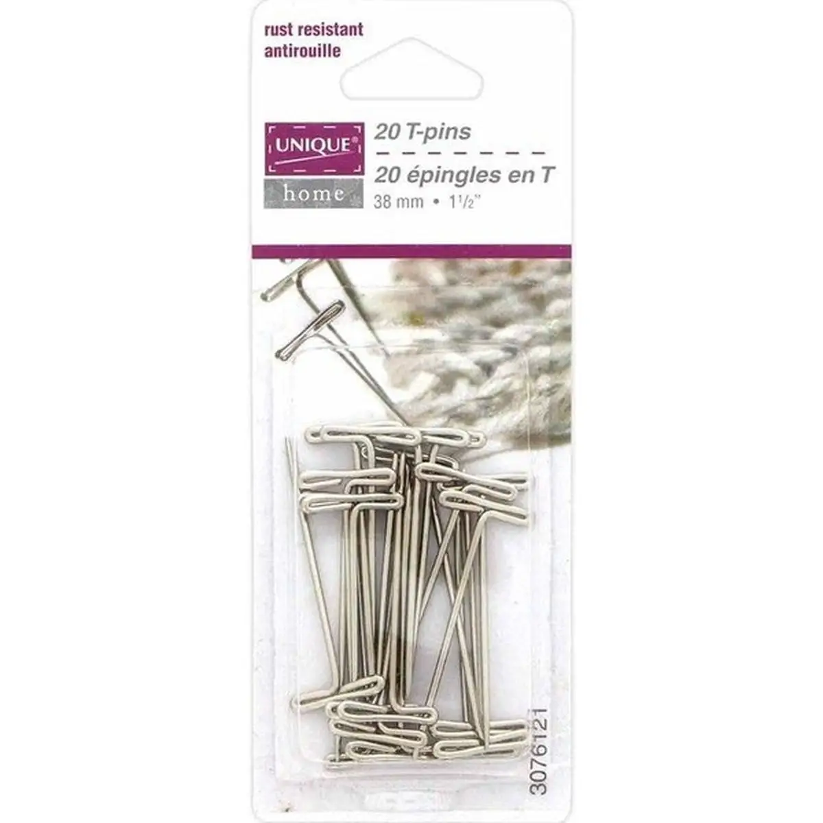 UNIQUE HOME T-Pins - 20pcs - 38mm 11?2? UNIQUE HOME T-Pins - 20pcs - 38mm 11?2?