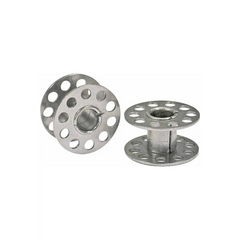 UNIQUE SEWING Class 15 10-Hole Metal Bobbins - 10pcs UNIQUE SEWING Class 15 10-Hole Metal Bobbins - 10pcs