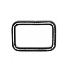 UNIQUE SEWING Rectangle Rings - 32mm 1 1/4" 4 pcs Gunmetal UNIQUE SEWING Rectangle Rings - 32mm 1 1/4" 4 pcs Gunmetal
