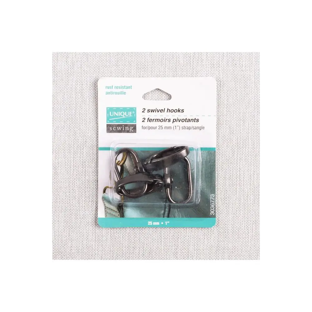 UNIQUE SEWING Swivel Clasps - 25mm 1" - 2 pcs. UNIQUE SEWING Swivel Clasps - 25mm 1" - 2 pcs.