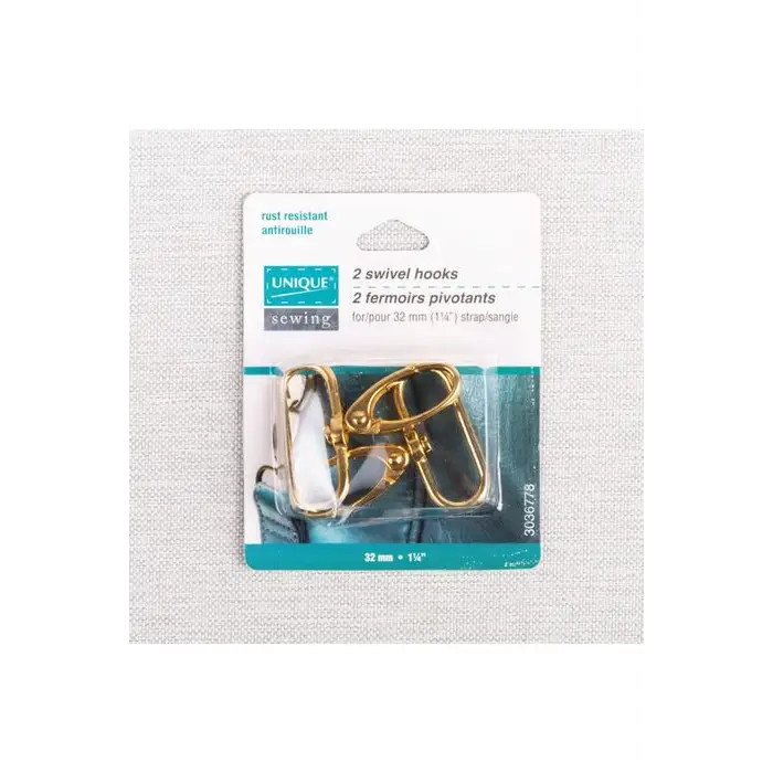 UNIQUE SEWING Swivel Clasps - 32mm 1 1/4" - 2 pcs. UNIQUE SEWING Swivel Clasps - 32mm 1 1/4" - 2 pcs.