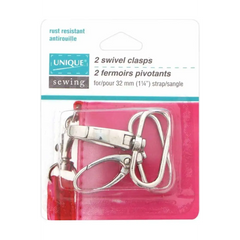 UNIQUE SEWING Swivel Clasps - 32mm 1 1/4" - 2 pcs. UNIQUE SEWING Swivel Clasps - 32mm 1 1/4" - 2 pcs.