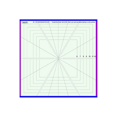 Westalee 6 Point Crosshair Square Deluxe 12.5" With Block Lines #WA-CHS12.5 Westalee 6 Point Crosshair Square Deluxe 12.5" With Block Lines #WA-CHS12.5