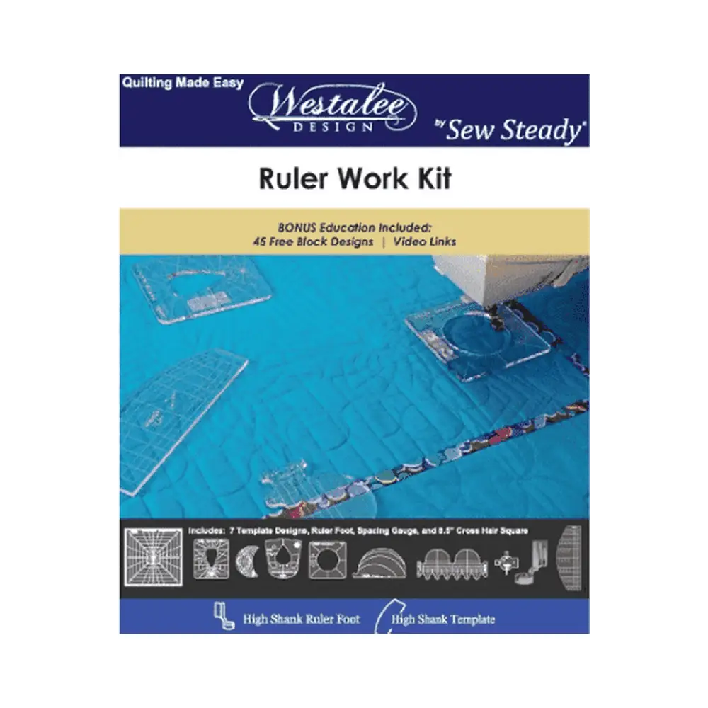 Westalee Ruler Work Kit - High Shank Special #WF-RULERWORKKIT-HSS Westalee Ruler Work Kit - High Shank Special #WF-RULERWORKKIT-HSS