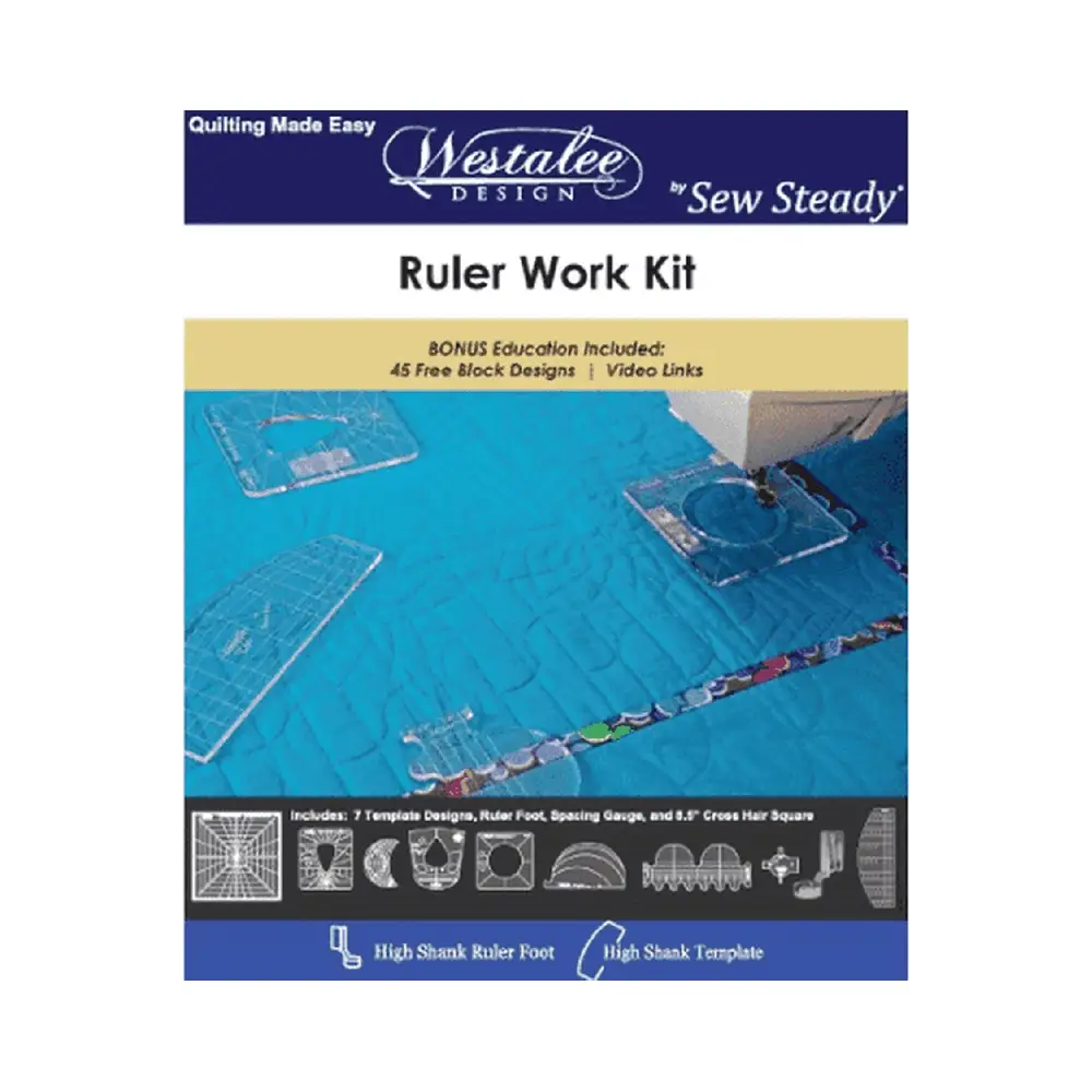 Westalee Ruler Work Kit - High Shank #WT-RULERWORKKIT-HS Westalee Ruler Work Kit - High Shank #WT-RULERWORKKIT-HS