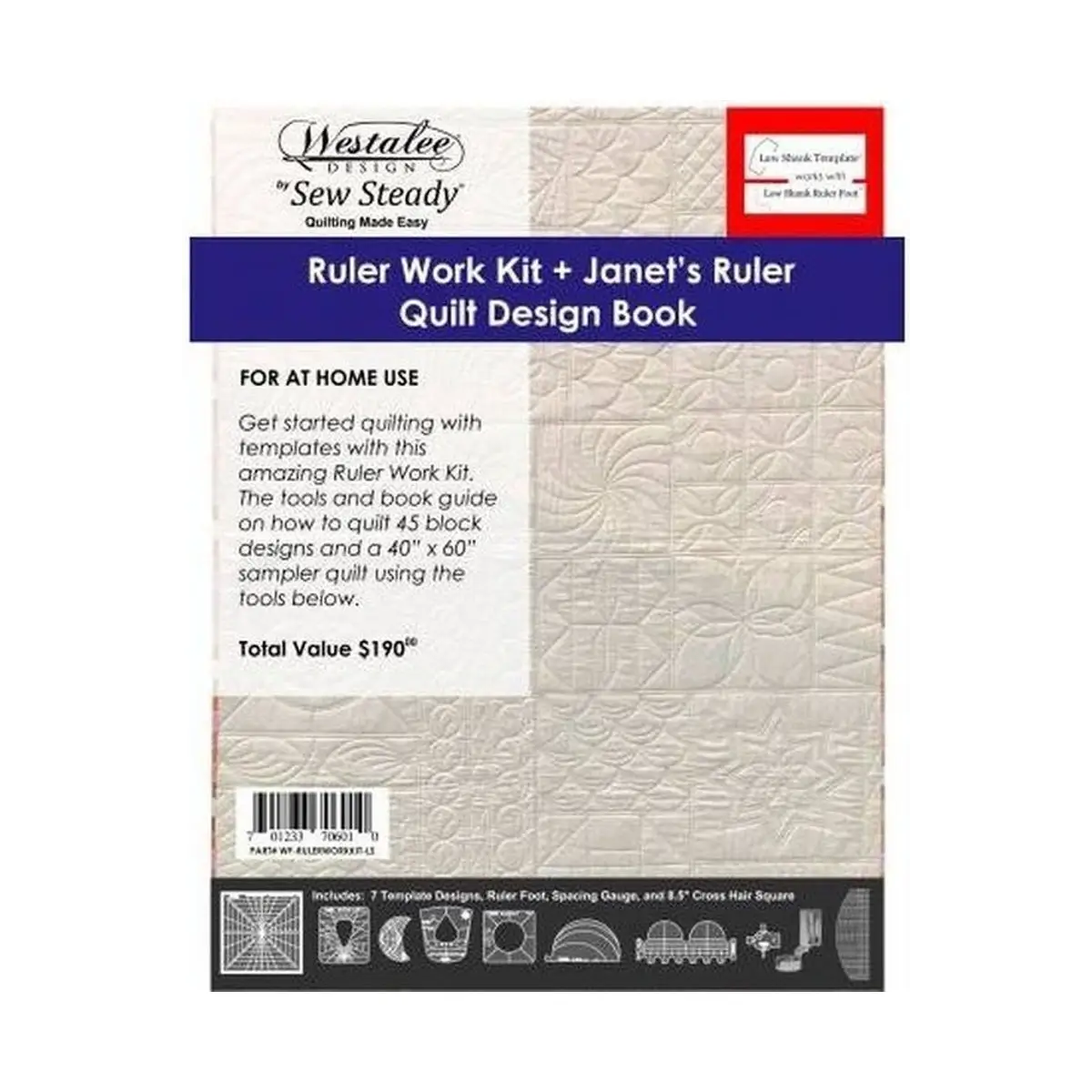 Westalee Ruler Work Kit Low Shank Westalee Ruler Work Kit Low Shank