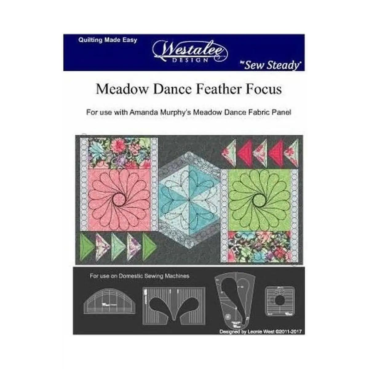 Westalee Template Set Meadow Dance Feather Focus Westalee Template Set Meadow Dance Feather Focus
