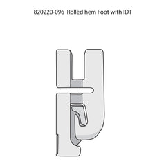 PFAFF® 2 mm Rolled Hem Foot PFAFF® 2 mm Rolled Hem Foot