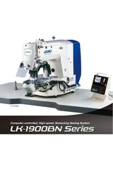 Juki LK-1900BN-HS Computer Controlled Highspeed Bartacking Industrial Machine Includes Table and Servo Motor Juki LK-1900BN-HS Computer Controlled Highspeed Bartacking Industrial Machine Includes Table and Servo Motor
