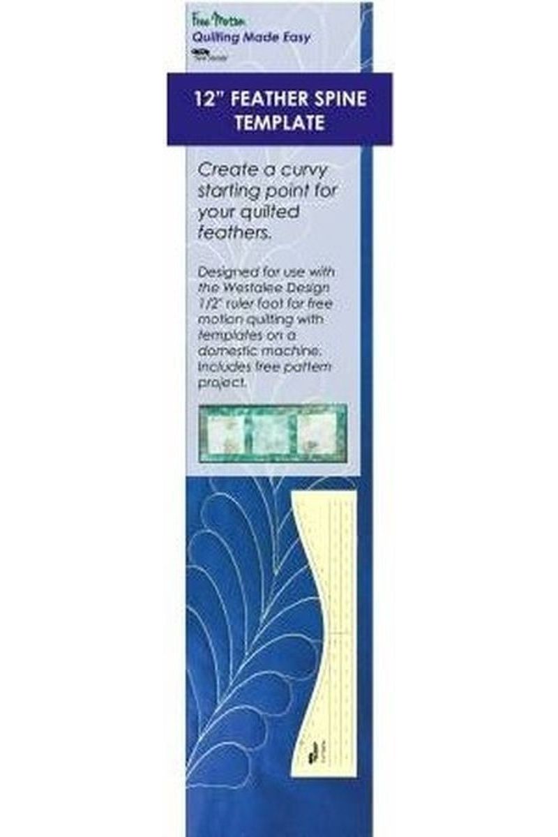 Feather Template 12in Spine High Shank Feather Template 12in Spine High Shank