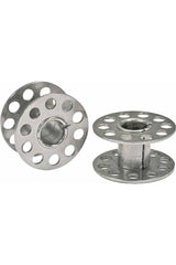UNIQUE SEWING Class 15 10-Hole Metal Bobbins - 10pcs UNIQUE SEWING Class 15 10-Hole Metal Bobbins - 10pcs