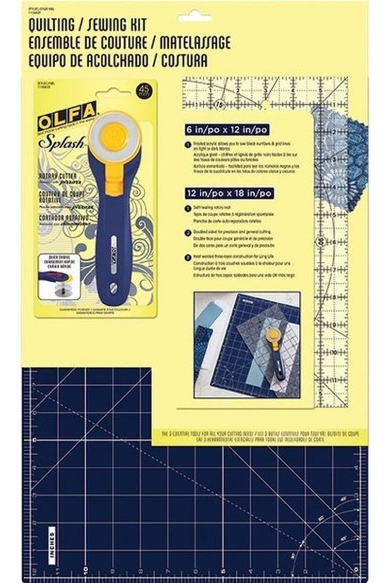 Quilt/Sew Kit Ruler Cutter Mat Quilt/Sew Kit Ruler Cutter Mat