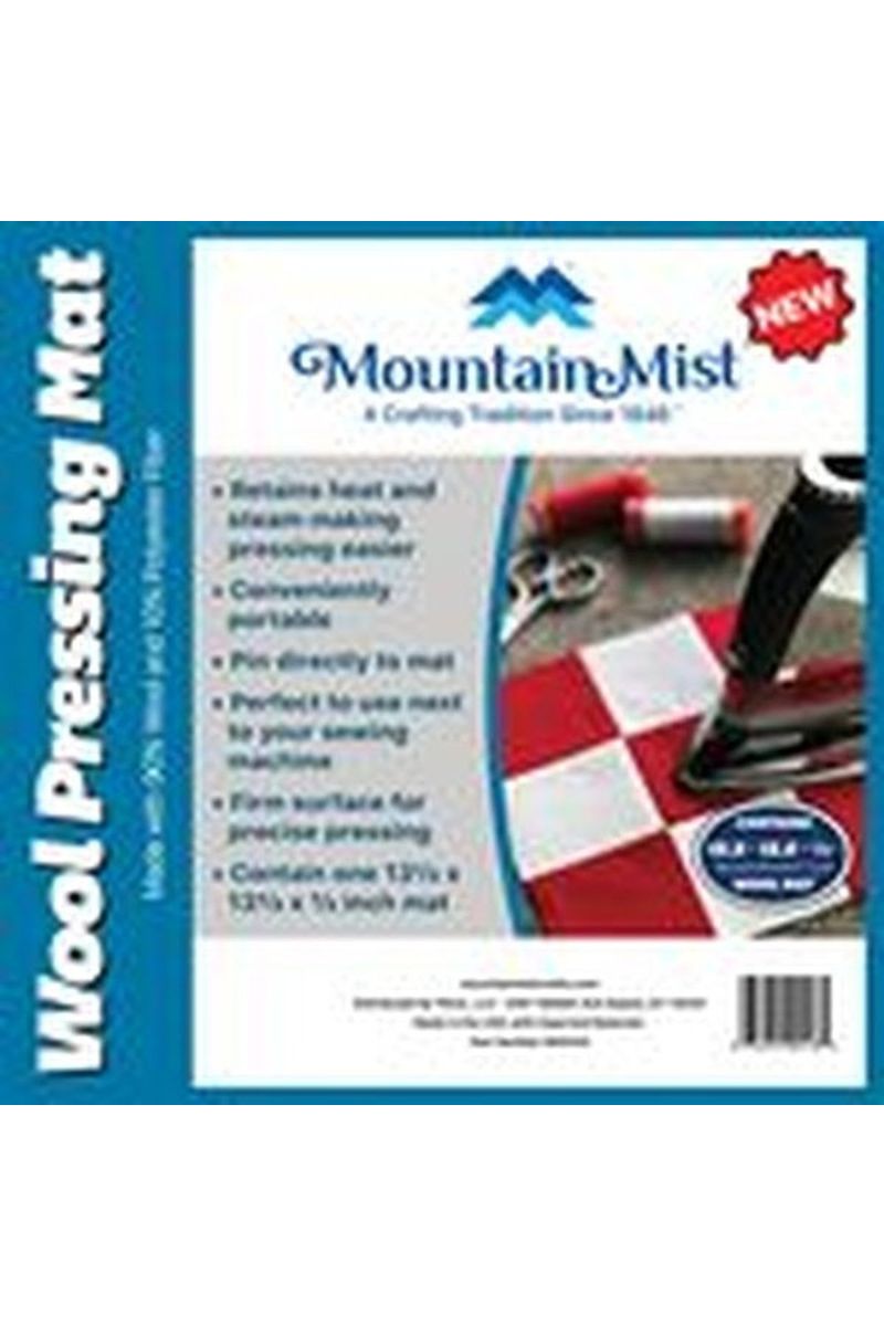 Mountain Mist Wool Pressing Mat 13 1/2 x 13 1/2 in Mountain Mist Wool Pressing Mat 13 1/2 x 13 1/2 in