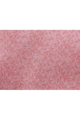 Fabric, Bartim Industries - Pink Leaves Fabric, Bartim Industries - Pink Leaves