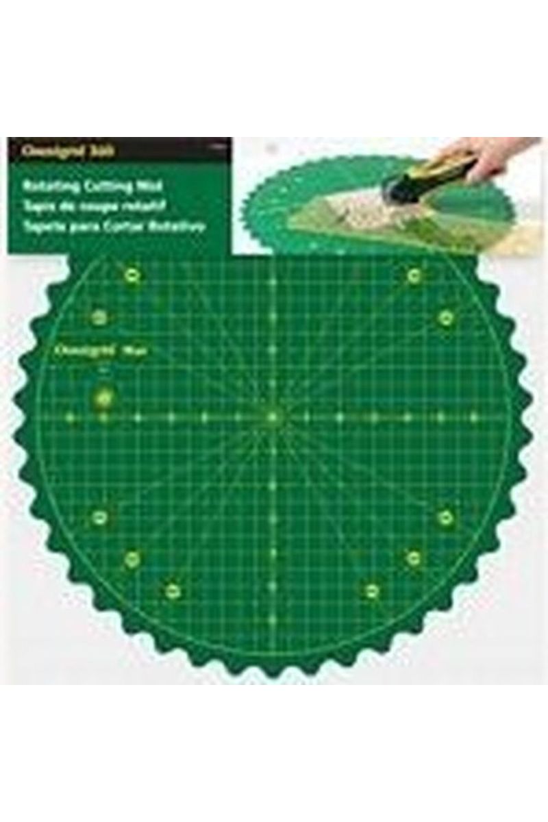 Omnigrid Roating Cutting Mat 360 degree 14 in Omnigrid Roating Cutting Mat 360 degree 14 in